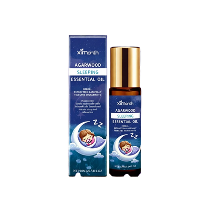 Lavender Sleep Essential Oil on clean white background