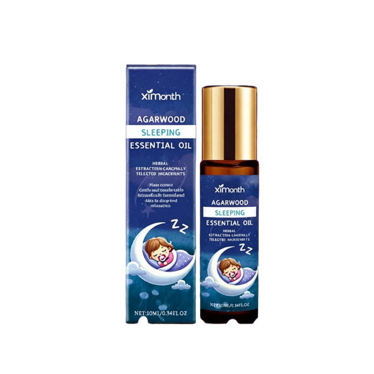 Lavender Sleep Essential Oil on clean white background