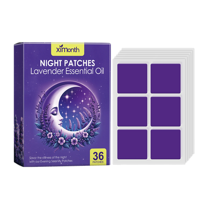 Sleep Care Patches lavender night patches on clean white background