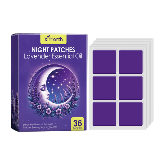 Sleep Care Patches lavender night patches on clean white background