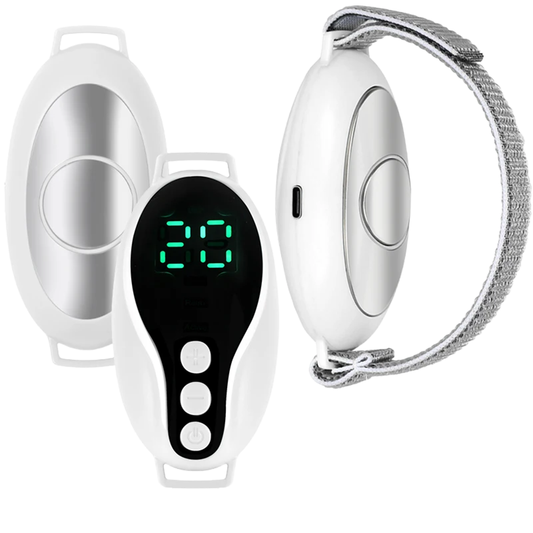 EMS sleep aid device on clean white background