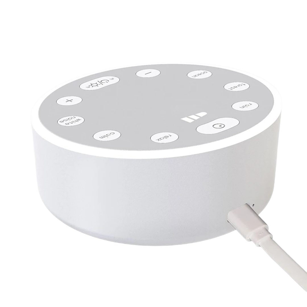 Lavender aromatic sleep balm tin on clean white background