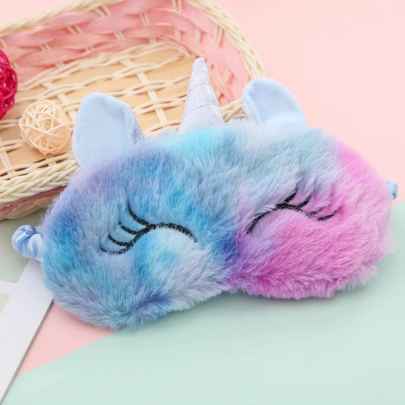 Cartoon Unicorn Sleeping Mask
