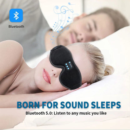 Bluetooth 3D Contoured Sleep Mask with Built-In HD Speakers