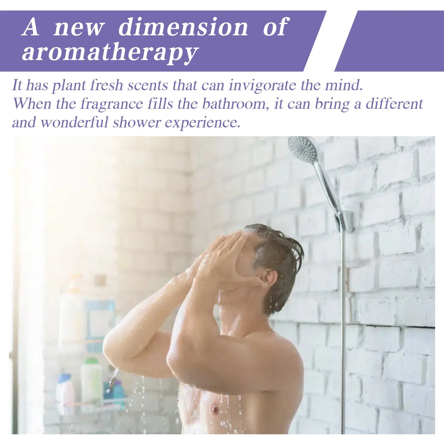 Lavender Shower Steamers, Long-Lasting Fragrance for Stress Relief before bed