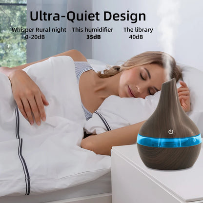 300ml Aromatherapy Essential Oil Diffuser & Humidifier