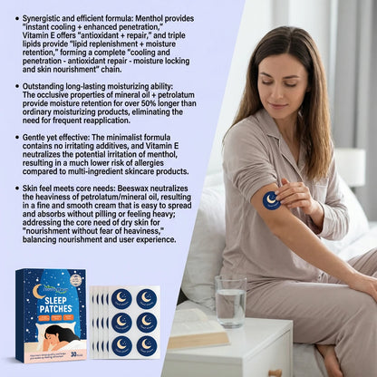 Deep Sleep Patches – Natural Insomnia Relief, Cooling & Soothing Formula