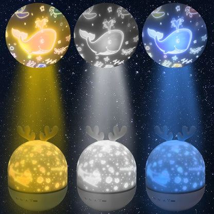 Deer Themed Starry Sky Projector and Bluetooth Speaker