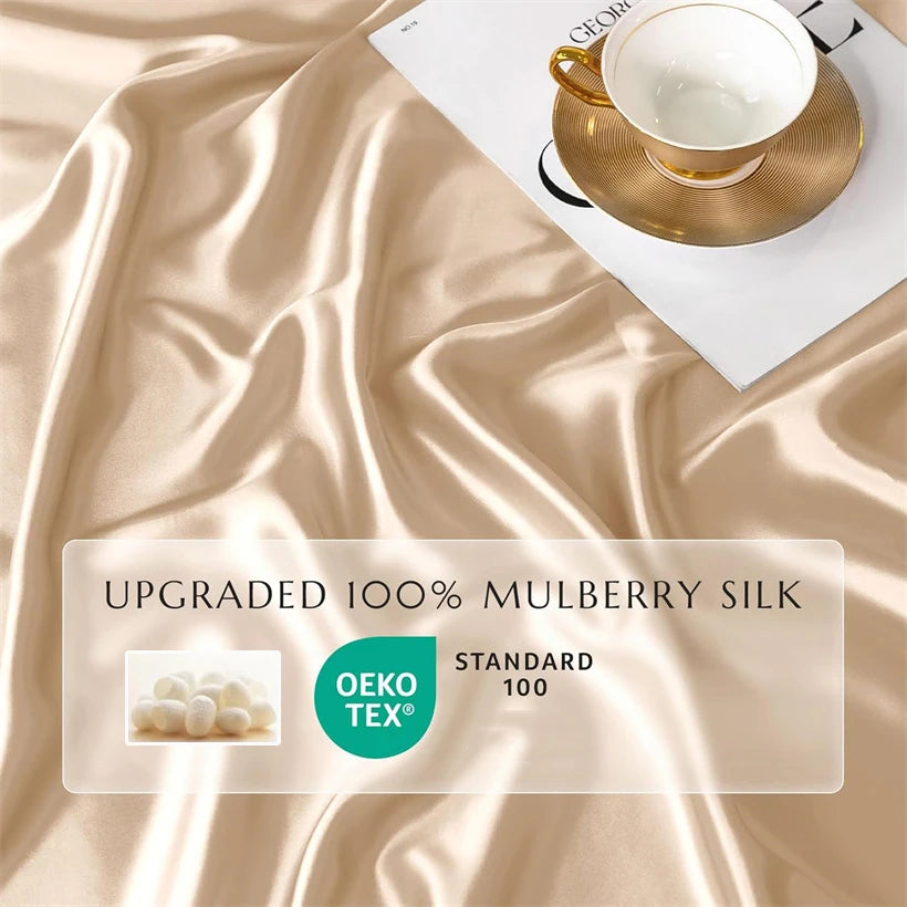 100% Mulberry Silk 3pcs Bed Set