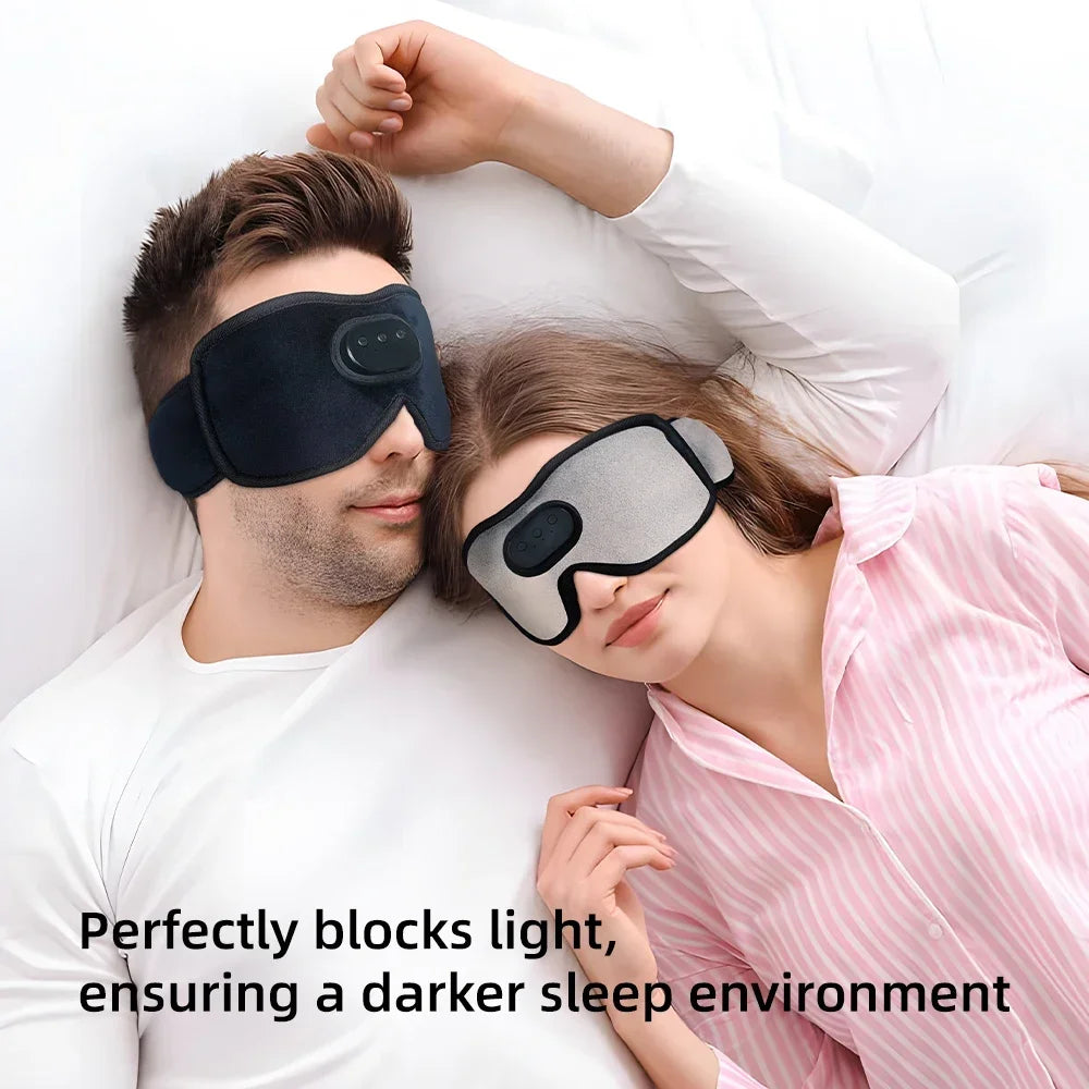 Bluetooth Sleep Eye Mask With Headphones - 3D Sleep Technology