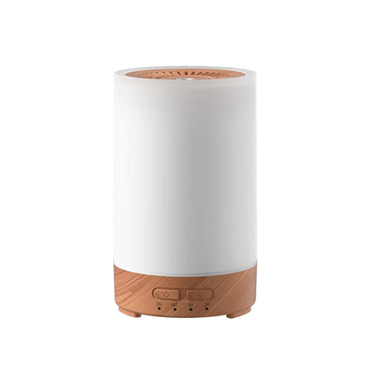 150ML Ultrasonic Wood Grain 7 Color LED Light Aromatherapy Diffuser