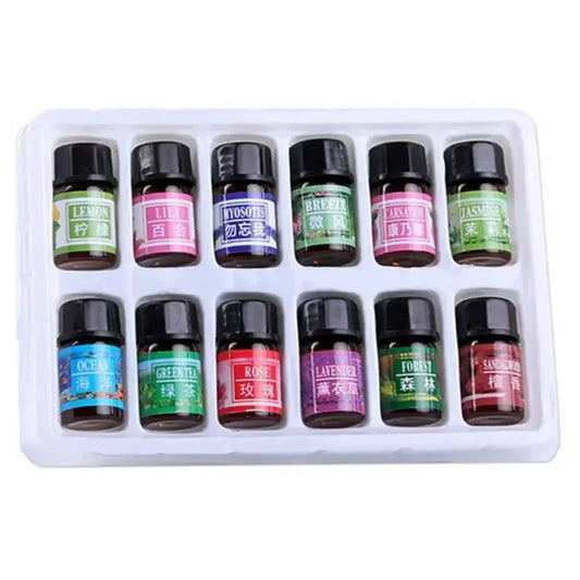 12 Natural Plant Aromatherapy Essential Oils for Humidifier