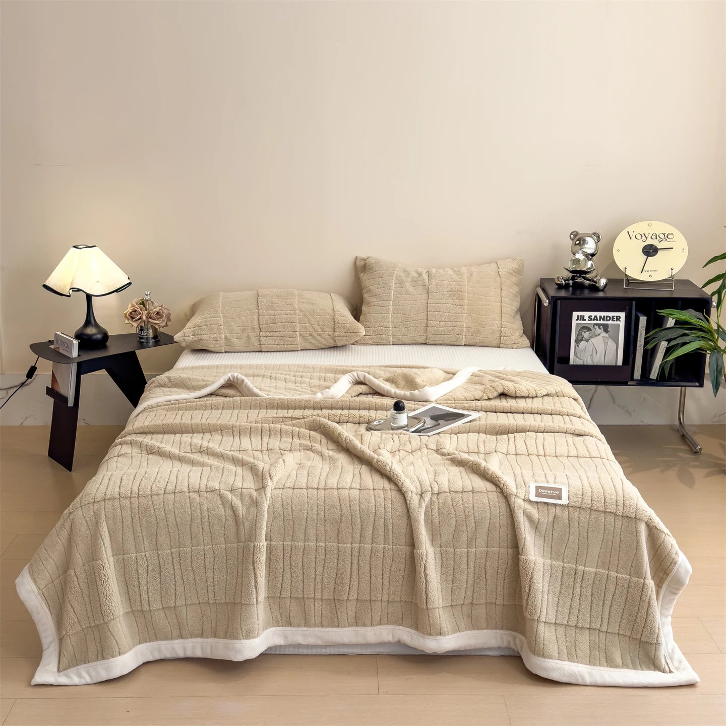 Luxury Thick Double-Sided Fleece Weighted Blanket