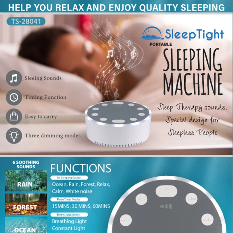 Premium White Noise Machine with Multiple Sound Options