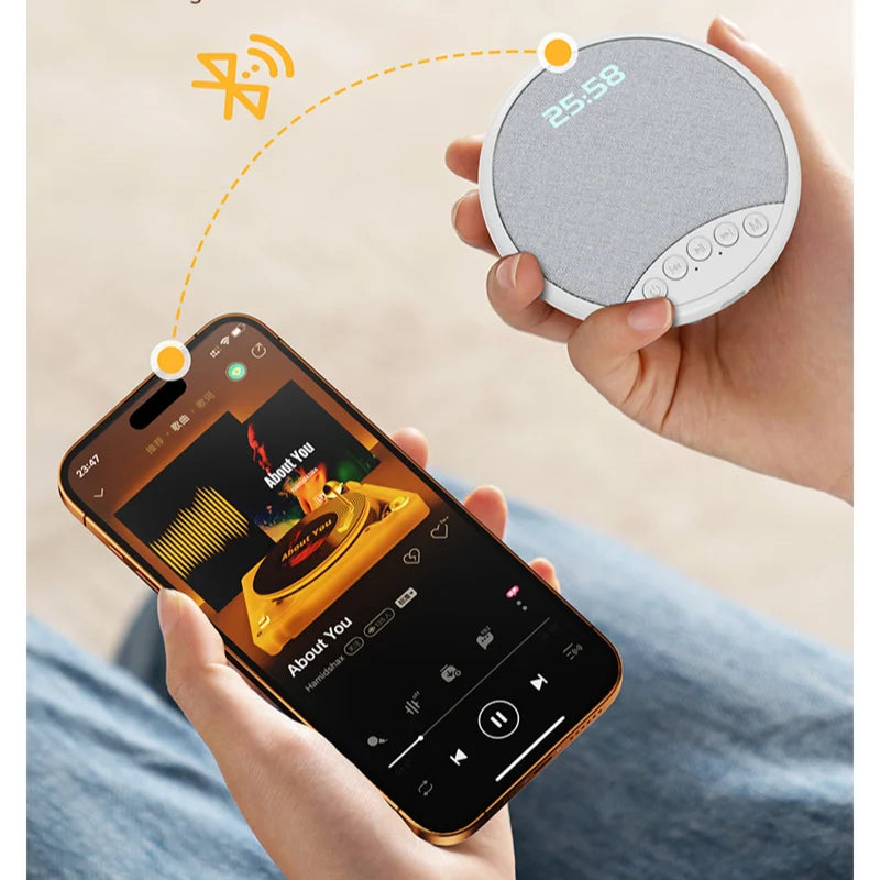 Wireless Bluetooth Pillow Speaker & Clock