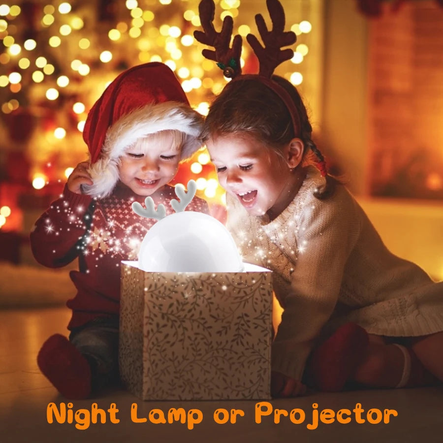 Deer Themed Starry Sky Projector and Bluetooth Speaker