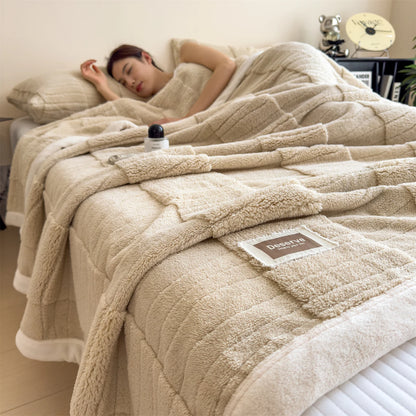 Luxury Thick Double-Sided Fleece Weighted Blanket