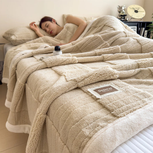 Luxury Thick Double-Sided Fleece Weighted Blanket