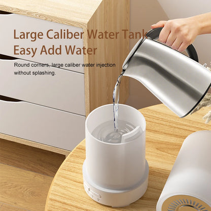150ML Ultrasonic Wood Grain 7 Color LED Light Aromatherapy Diffuser