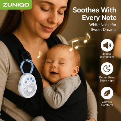 Baby White Noise Machine, Sleep in 3 Minutes, 20 Soothing Sounds