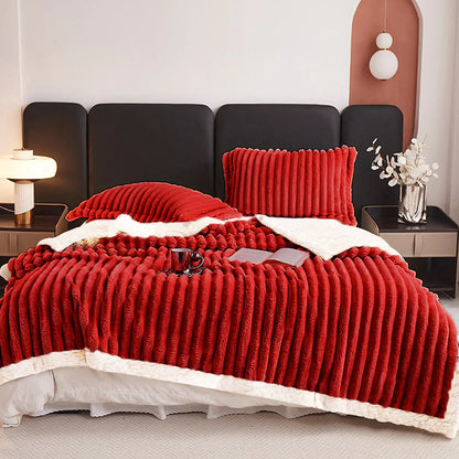 Weighted Fleece Blanket -Soft, Warm, Throw for Bedroom, Living Room