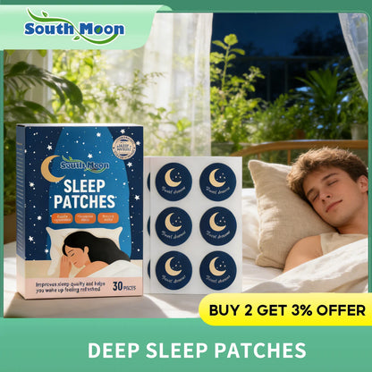 Deep Sleep Patches – Natural Insomnia Relief, Cooling & Soothing Formula