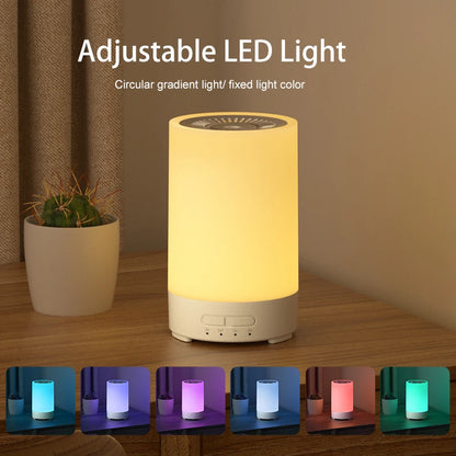 150ML Ultrasonic Wood Grain 7 Color LED Light Aromatherapy Diffuser