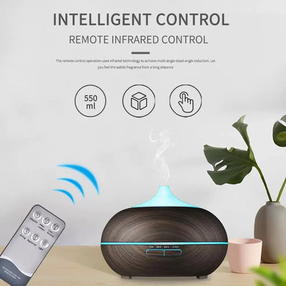 Ultrasonic Aromatherapy Essential Oil Diffuser & Humidifier