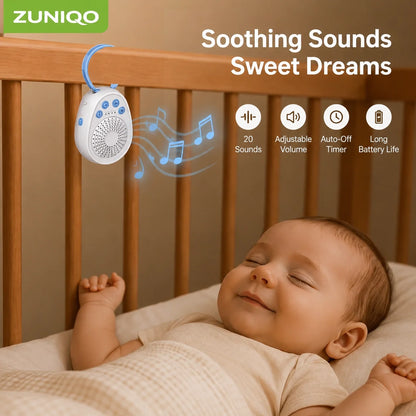 Baby White Noise Machine, Sleep in 3 Minutes, 20 Soothing Sounds