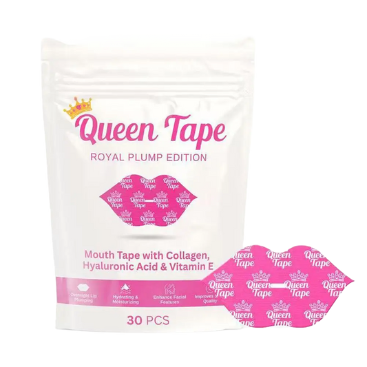 Sleep mouth tape strips on clean white background